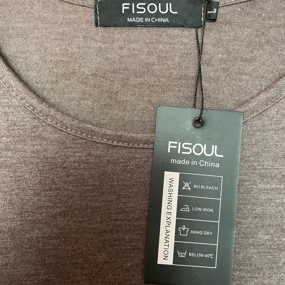 Brand New Fisoul Lace Trim T-Shirt Dress/Tunic  L - Picture 3 of 3